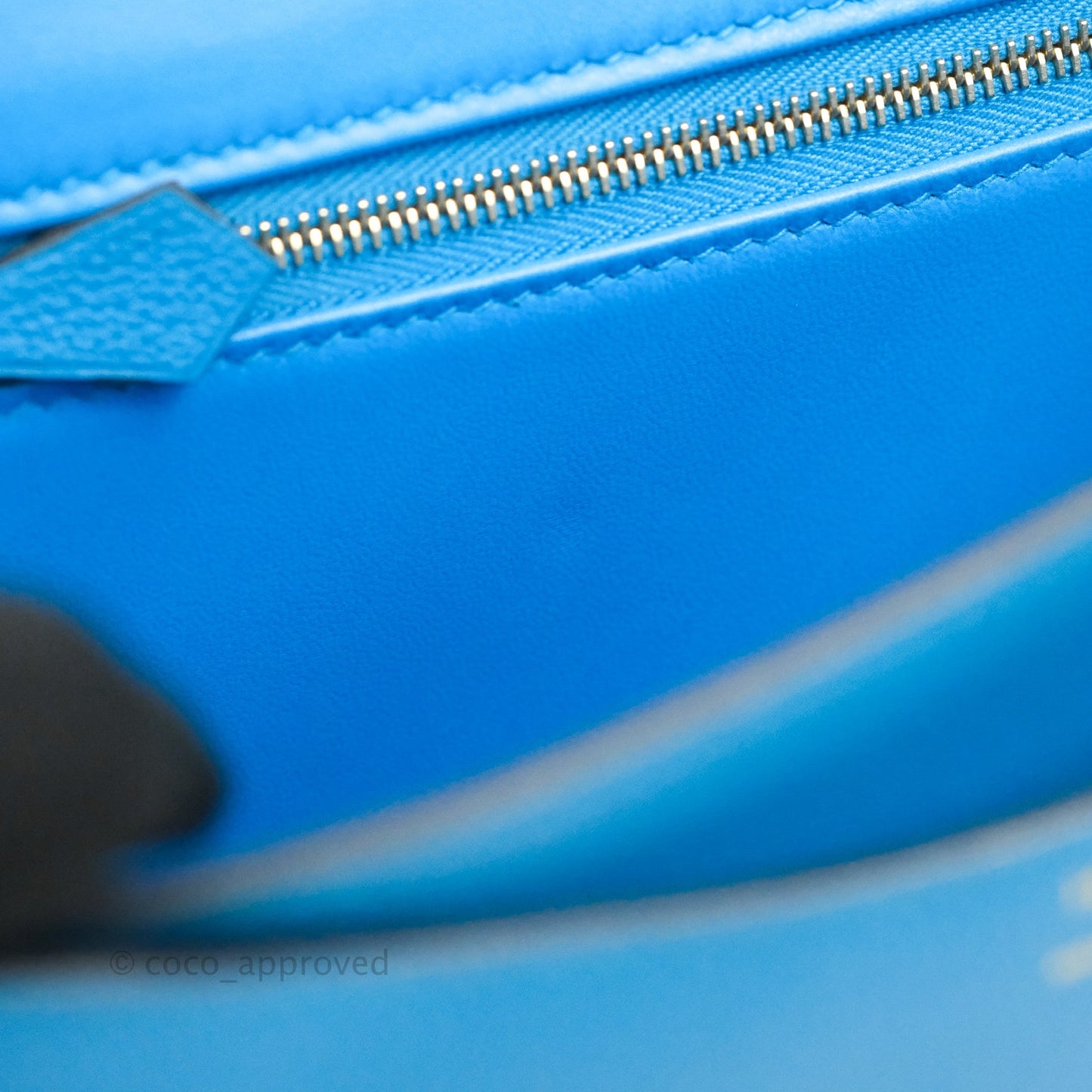 Hermès Constance 24 Bleu Frida Evercolor Gold Hardware