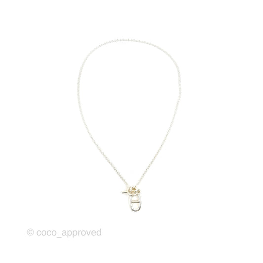 Hermes Chaine d'ancre Pendant Necklace Silver 925