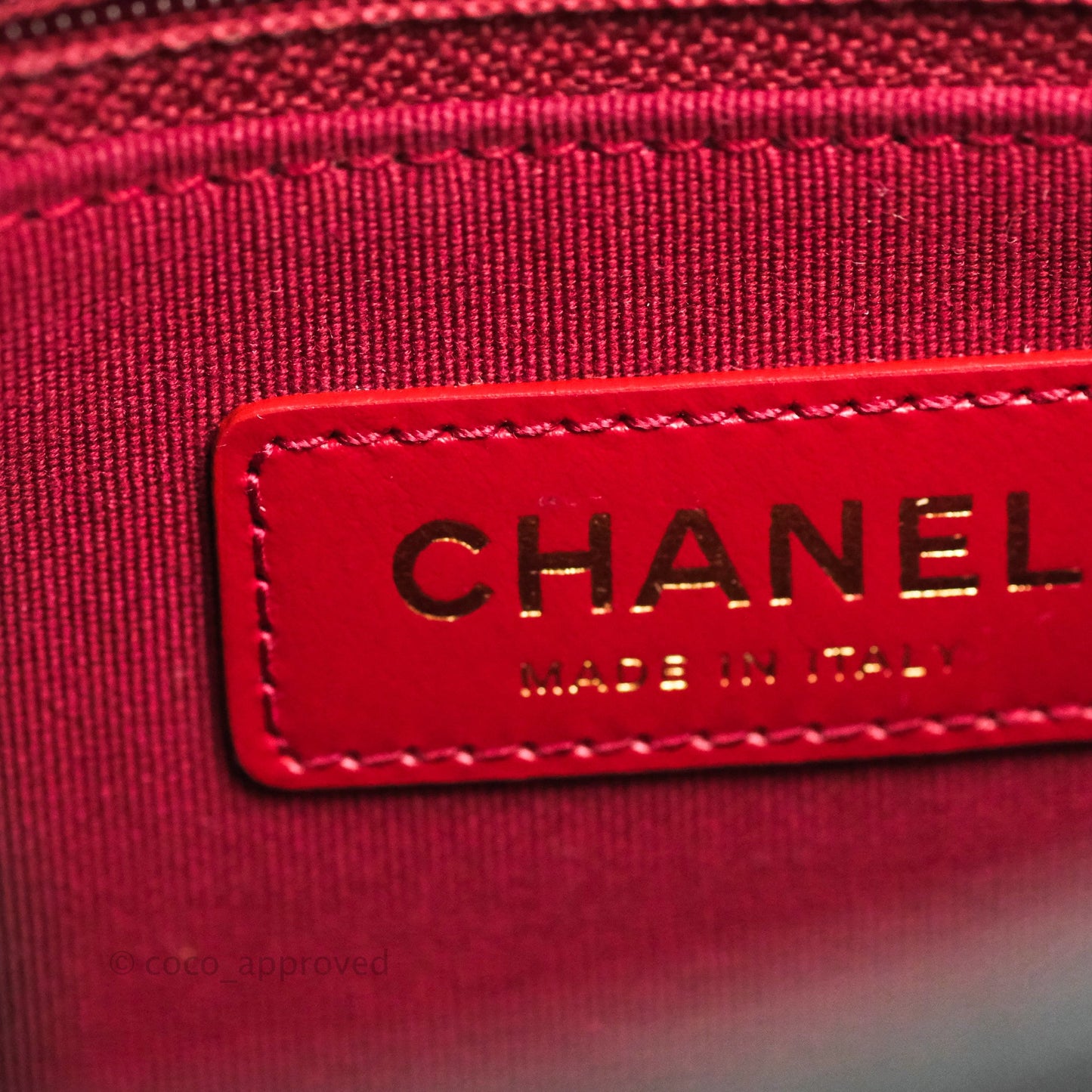Chanel Small Flap with Coin Charm Black Caviar Aged Gold Hardware 22A