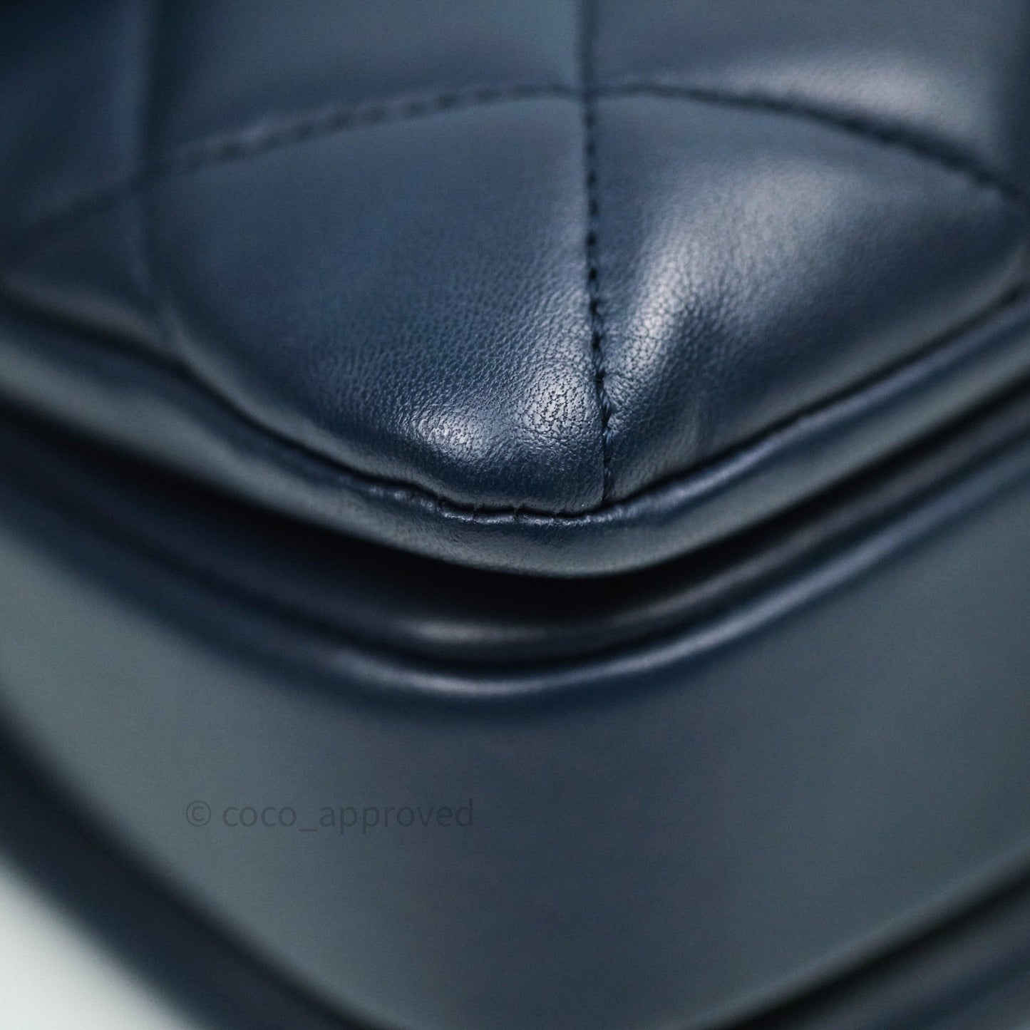 Chanel Trendy CC Small Navy Lambskin Gold Hardware