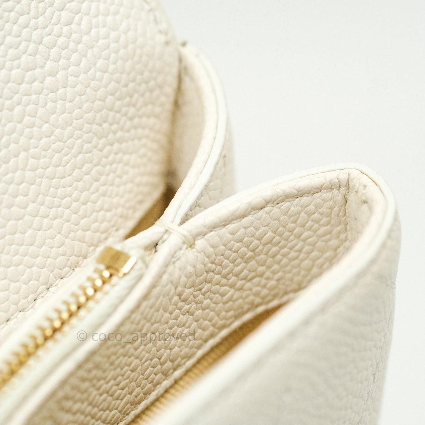 Chanel Chic Affinity Medium Grained Calfskin White Gold Hardware