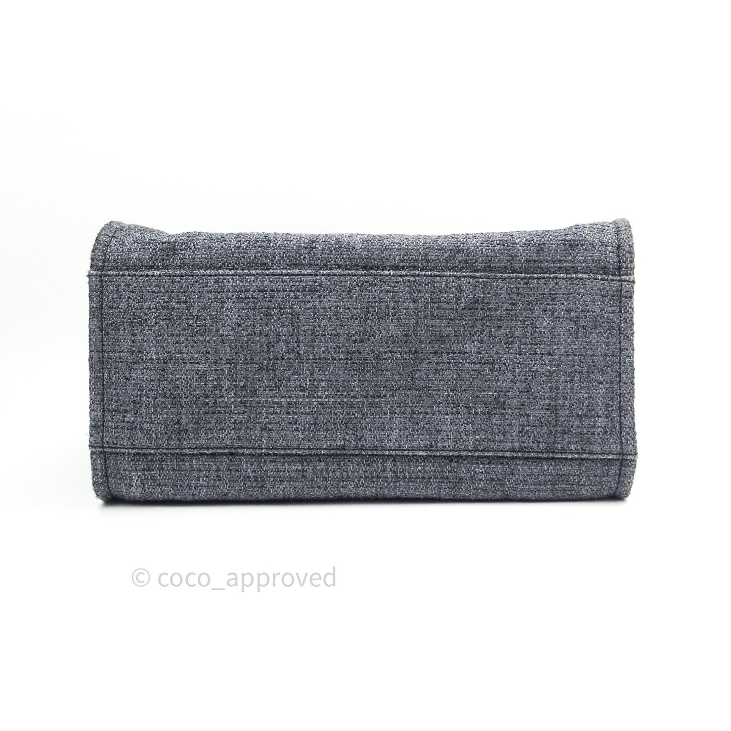 Chanel Large Deauville Charcoal Grey Canvas