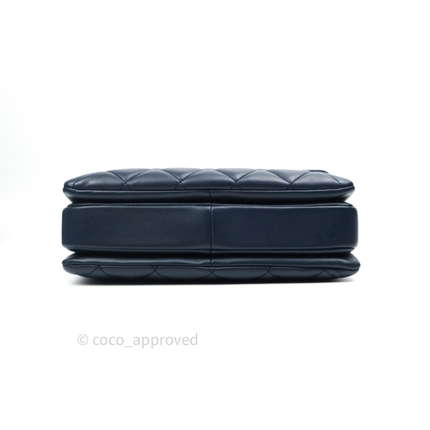 Chanel Trendy CC Small Navy Lambskin Gold Hardware