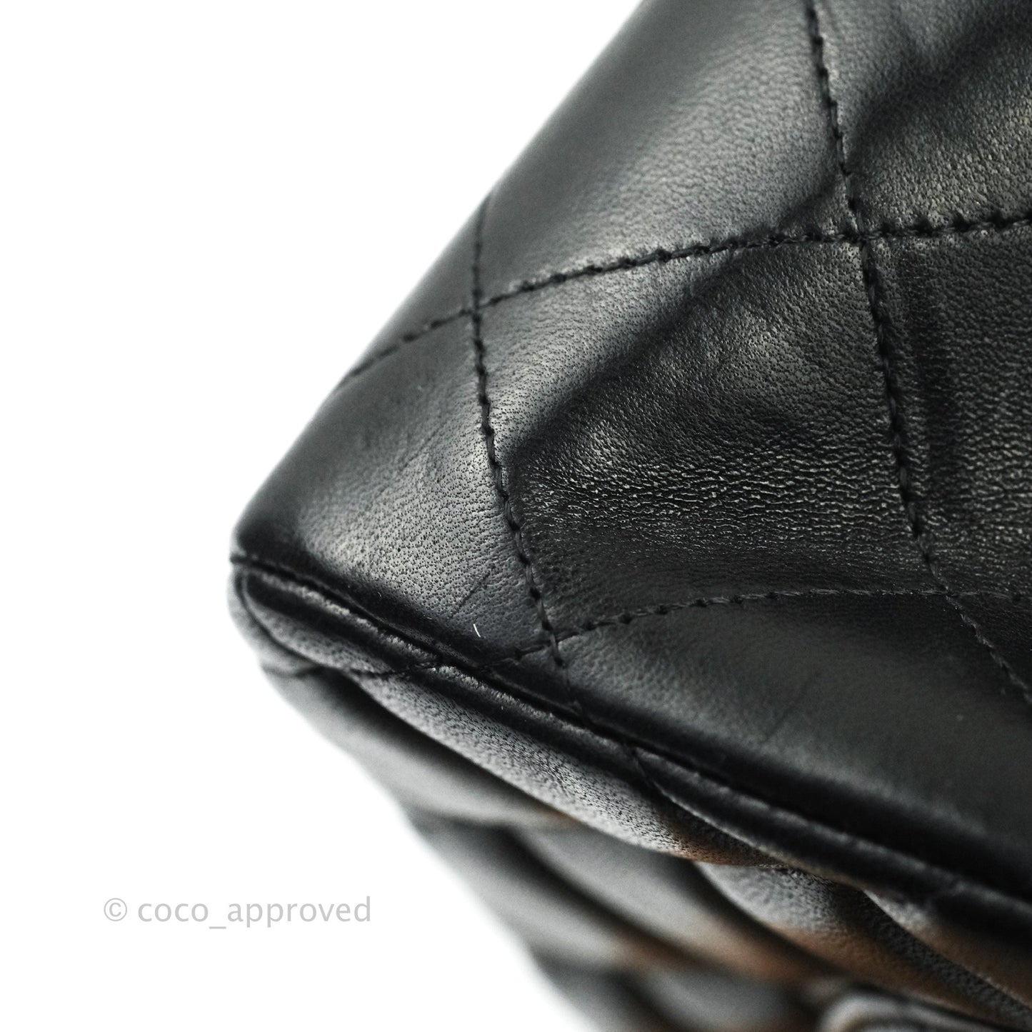 Chanel Jumbo Double Flap Black Lambskin Silver Hardware⁣⁣