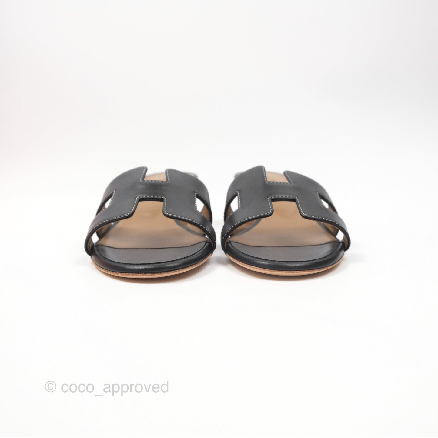 Hermès Oasis Noir 89 Sandals Size 36.5
