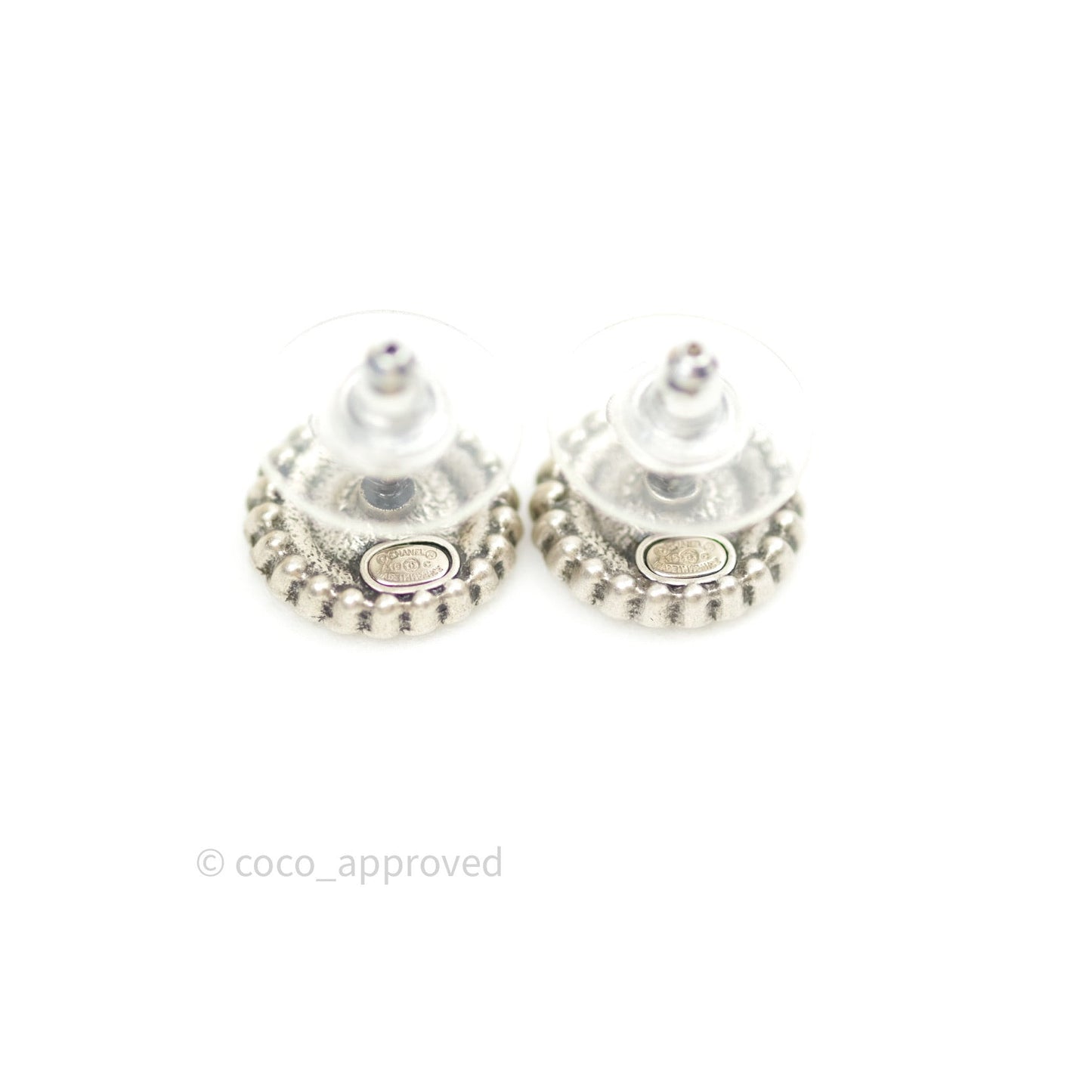 Chanel La Pausa Round Earrings