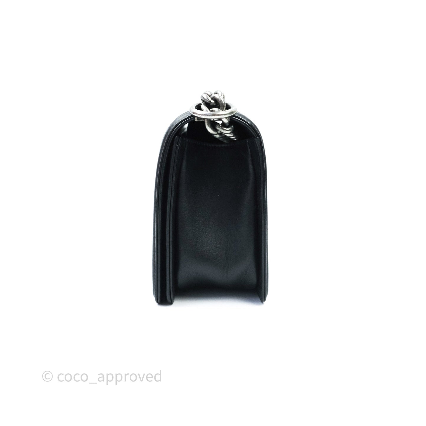 Chanel Quilted Medium Calfskin Boy Flap Ruthenium Hardware