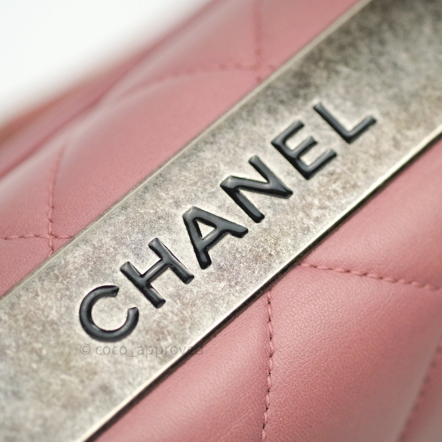 Chanel Quilted Small Trendy CC Flap Bag Mauve Pink Lambskin Ruthenium Hardware