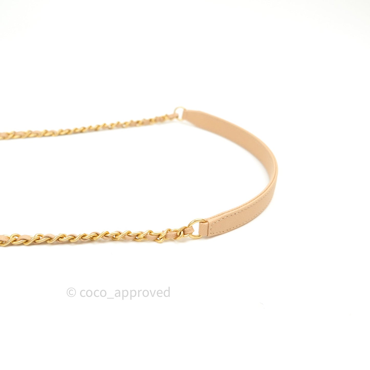 Chanel Mini Coco Handle Quilted Beige Caviar Gold Hardware Lizard Embossed Handle