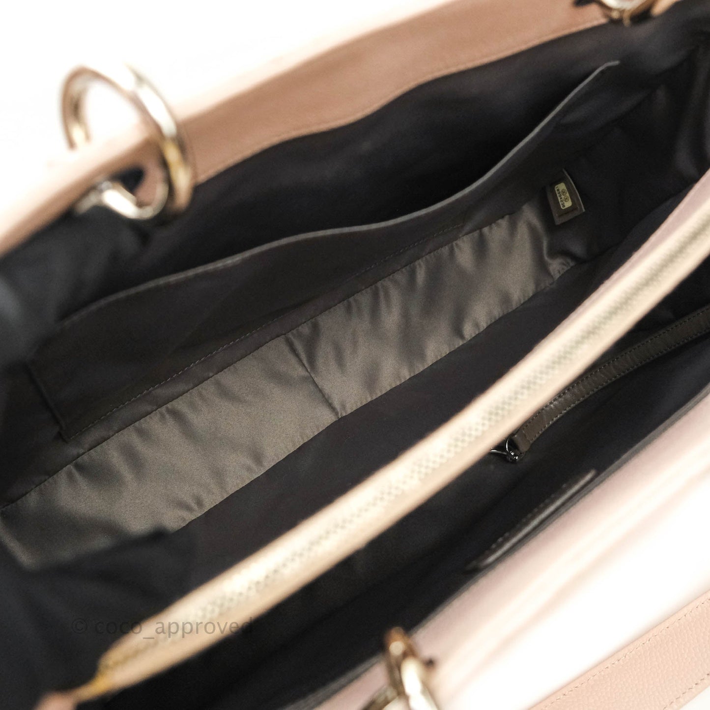 Chanel GST Pale Pink Caviar Silver Hardware