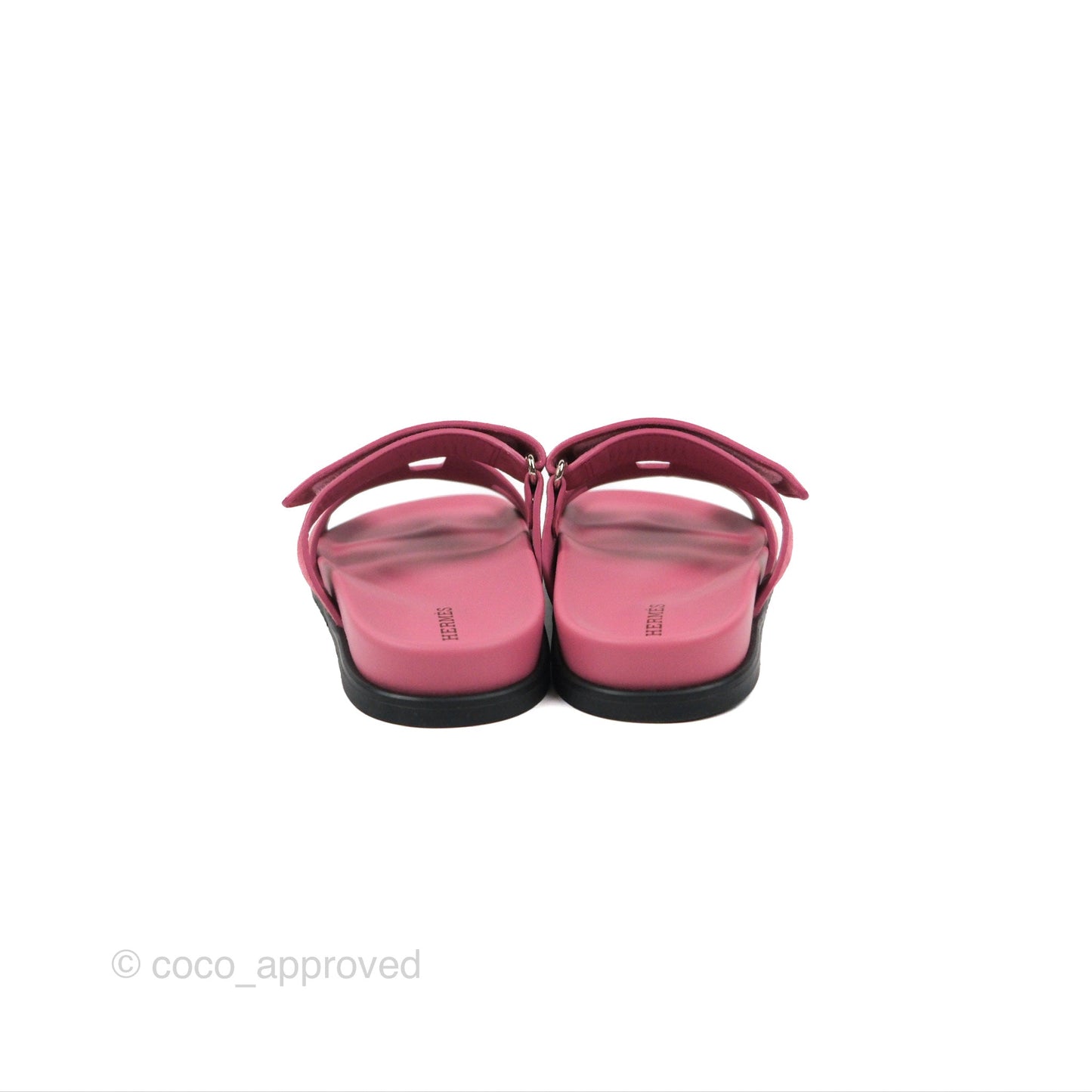 Hermès Chypre Sandal Suede Rose Aphrodite 37.5