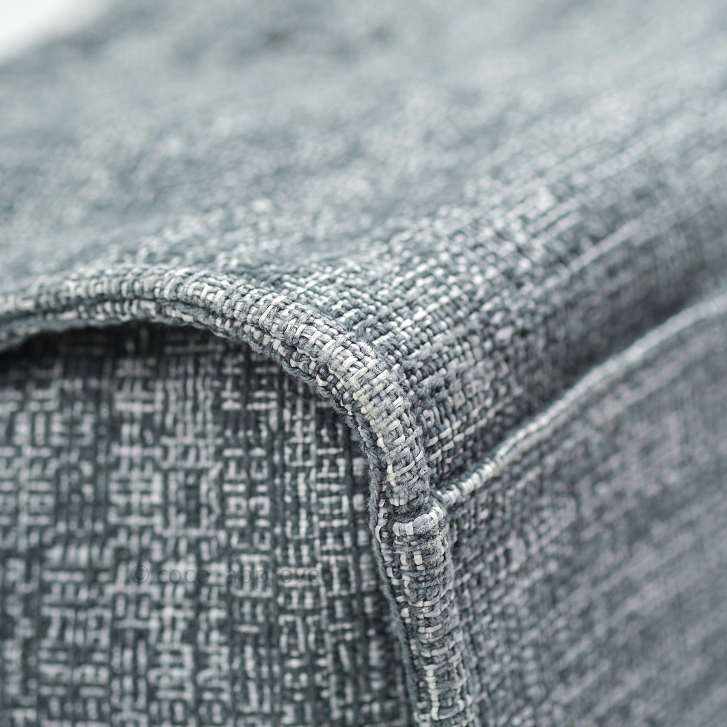 Chanel Large Deauville Charcoal Grey Canvas