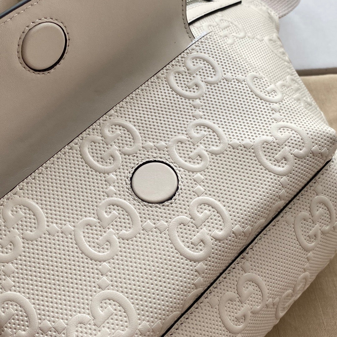 Luxury Gucci GG Embossed Belt Bag