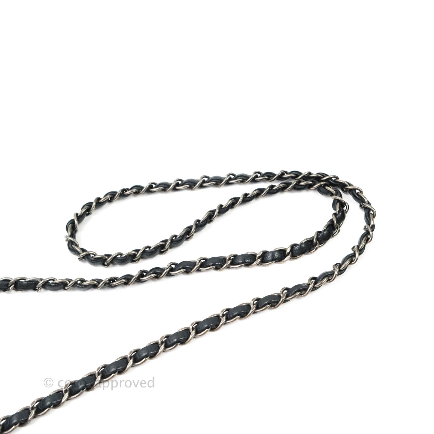 Chanel Quilted Mini Rectangular Very Dark Navy (Look Black) Caviar Ruthenium Hardware