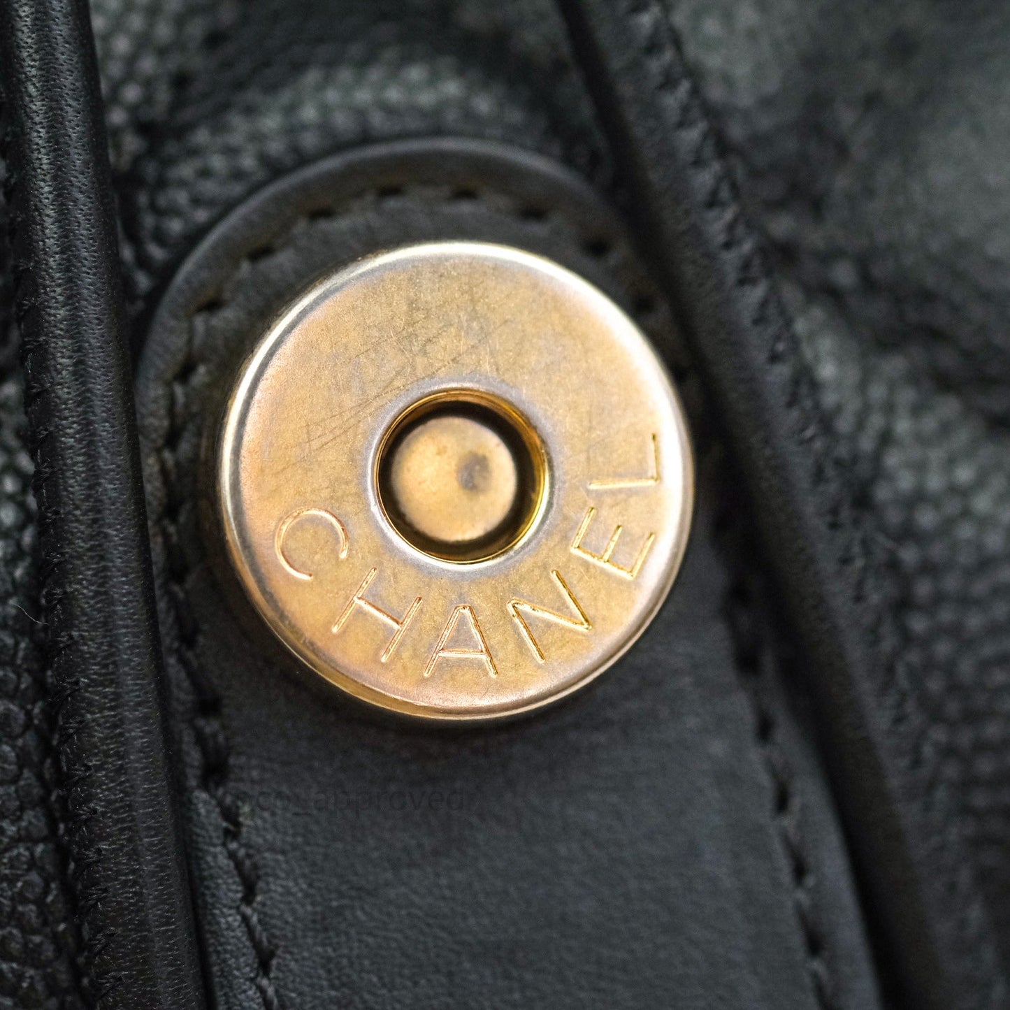 Chanel Quilted Filigree Backpack Black Caviar