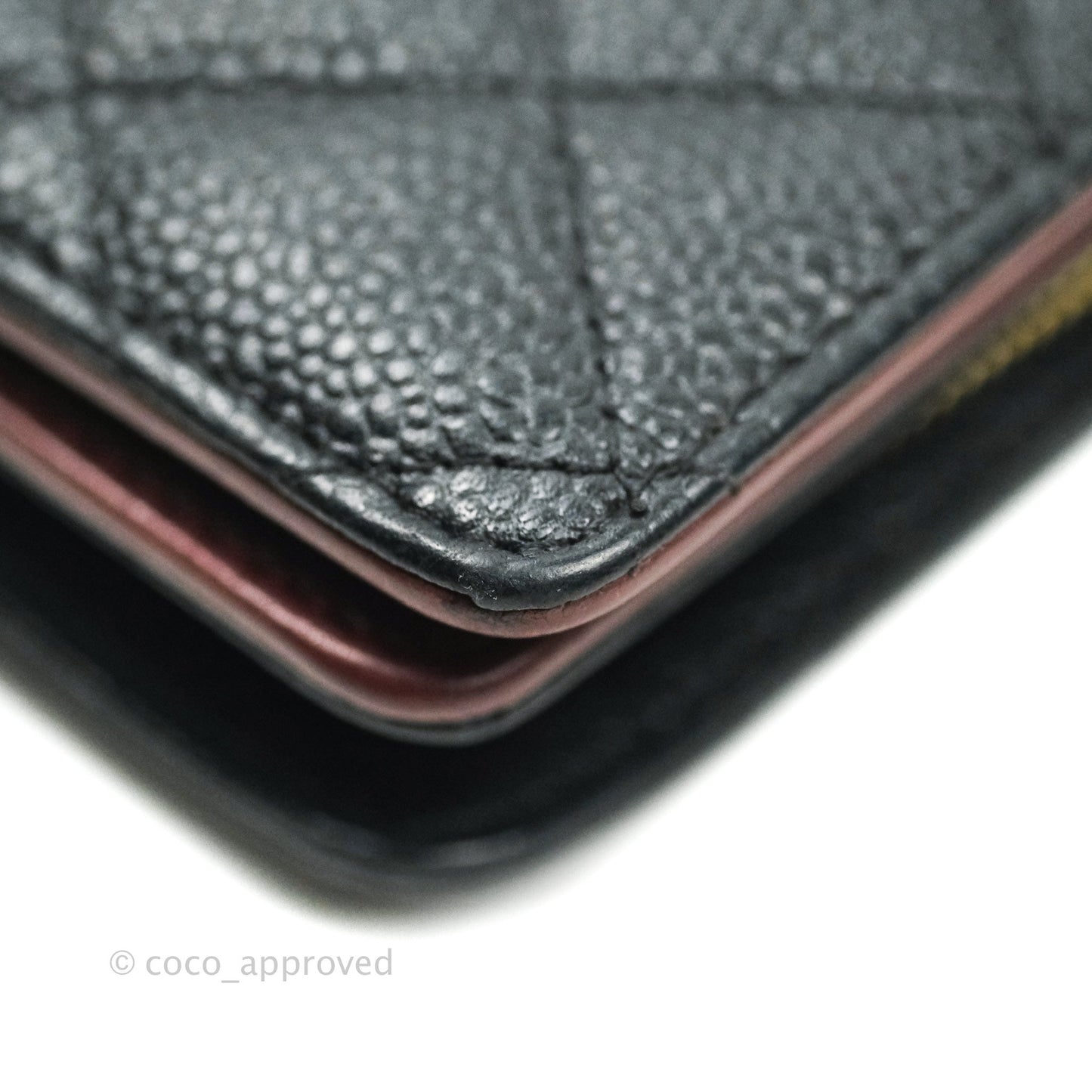Chanel Timeless Black Caviar Wallet Gold Hardware