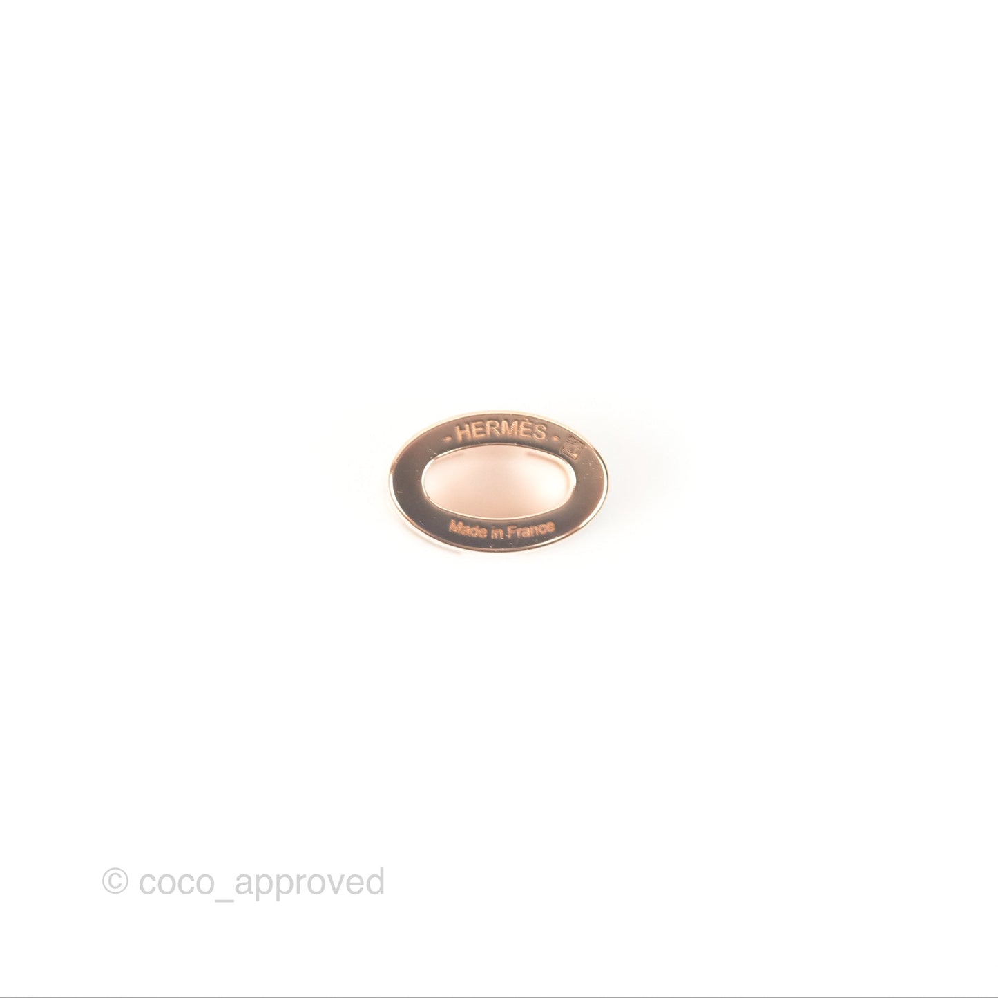 Hermès Mini Pop H Pendant Necklace Marron Glace Rose Gold Hardware