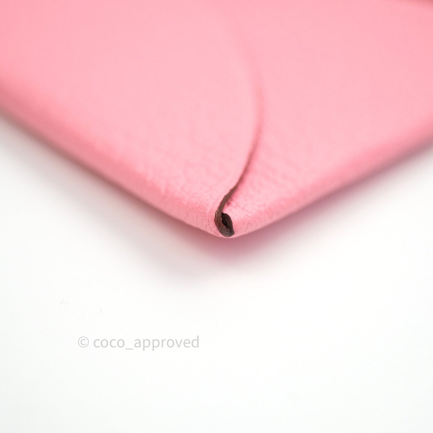 Hermès Bastia Coin Purse Rose Confetti and Brique Chèvre Mysore Leather