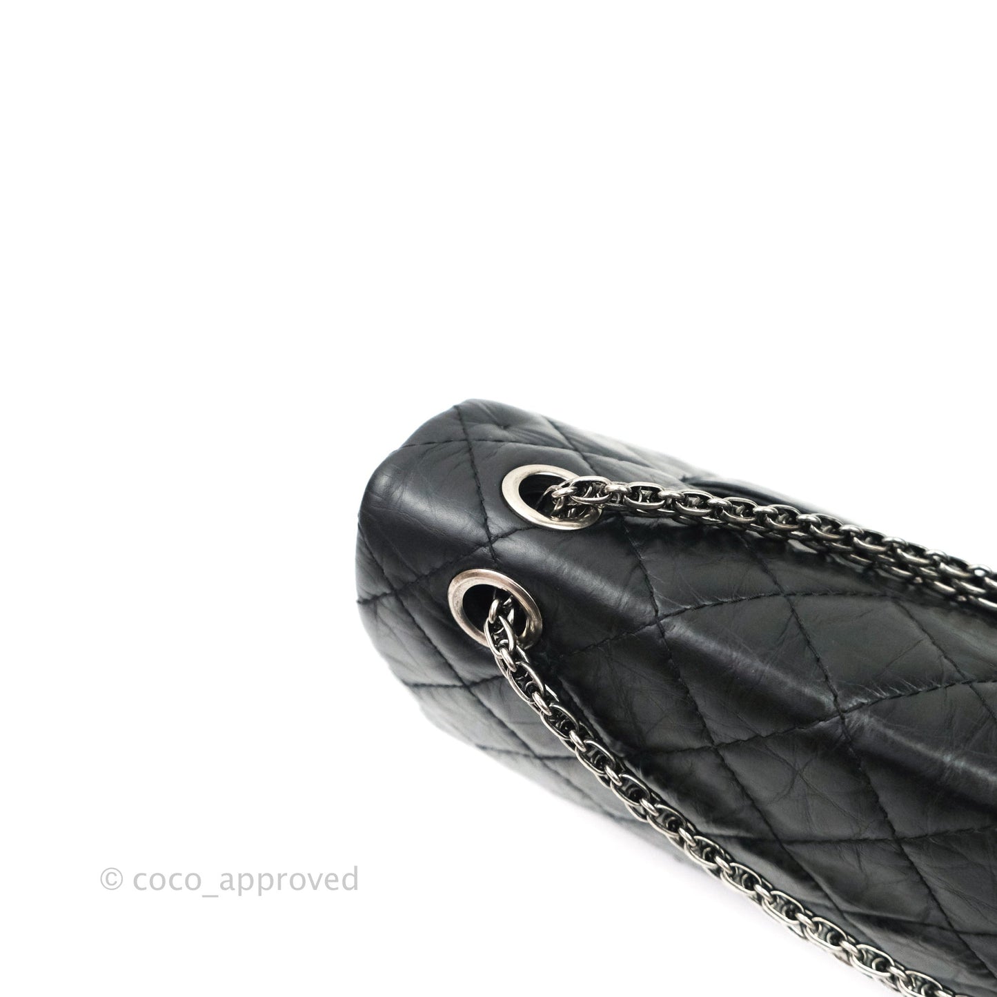 Chanel Reissue Quilted Aged Calfskin Black Ruthenium Hardware 226