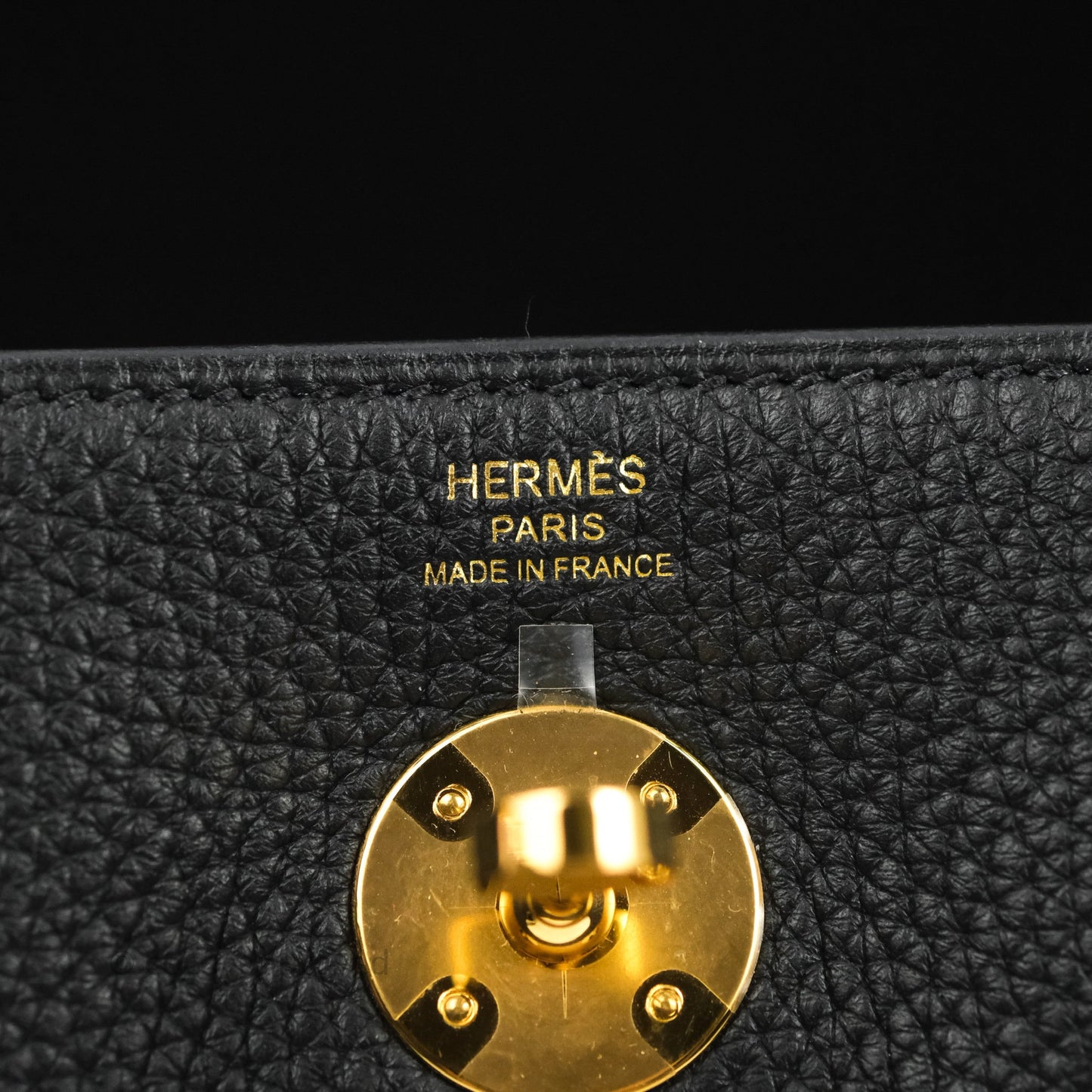Hermès Lindy 26 Black Clemence Gold Hardware