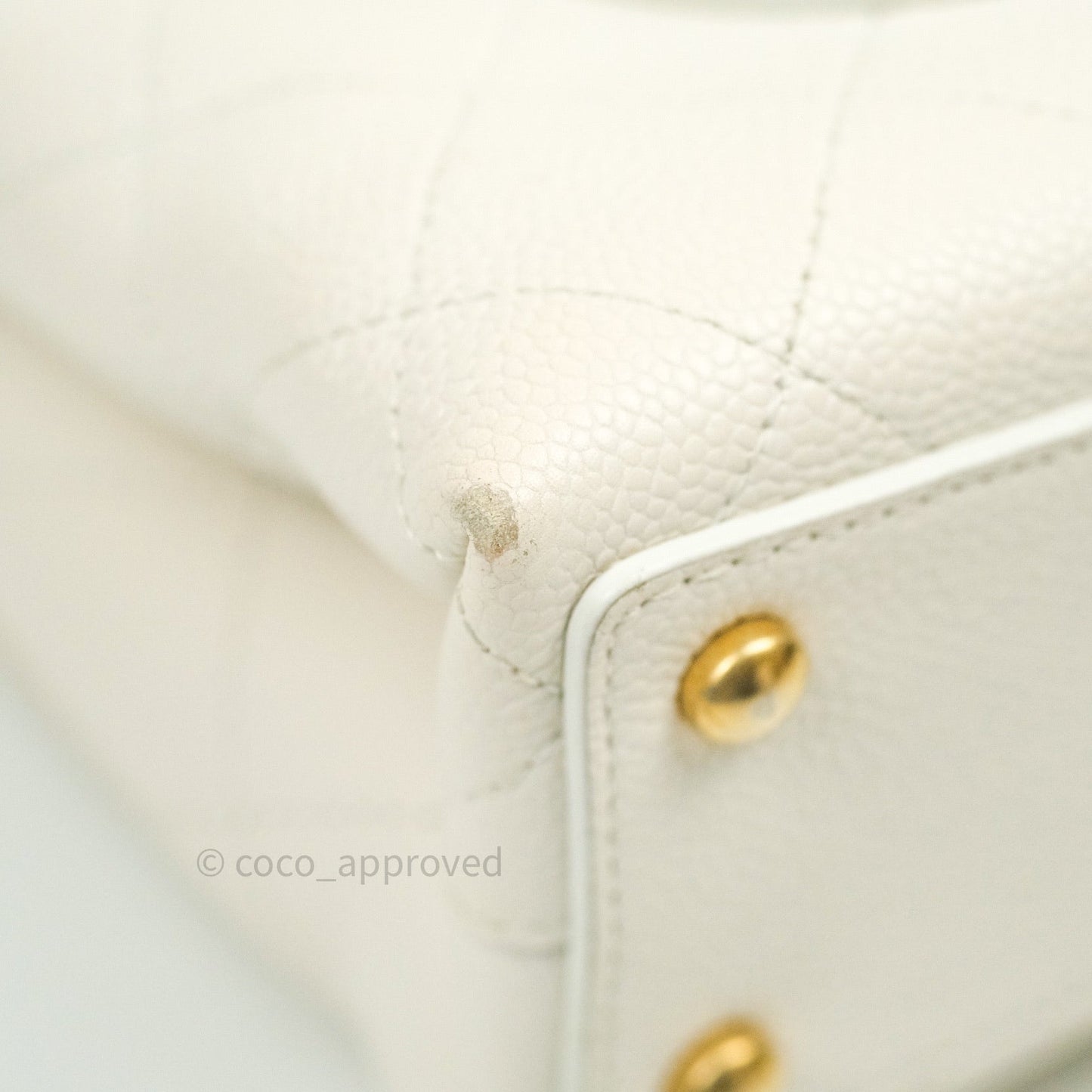 Chanel Chic Affinity Medium Grained Calfskin White Gold Hardware