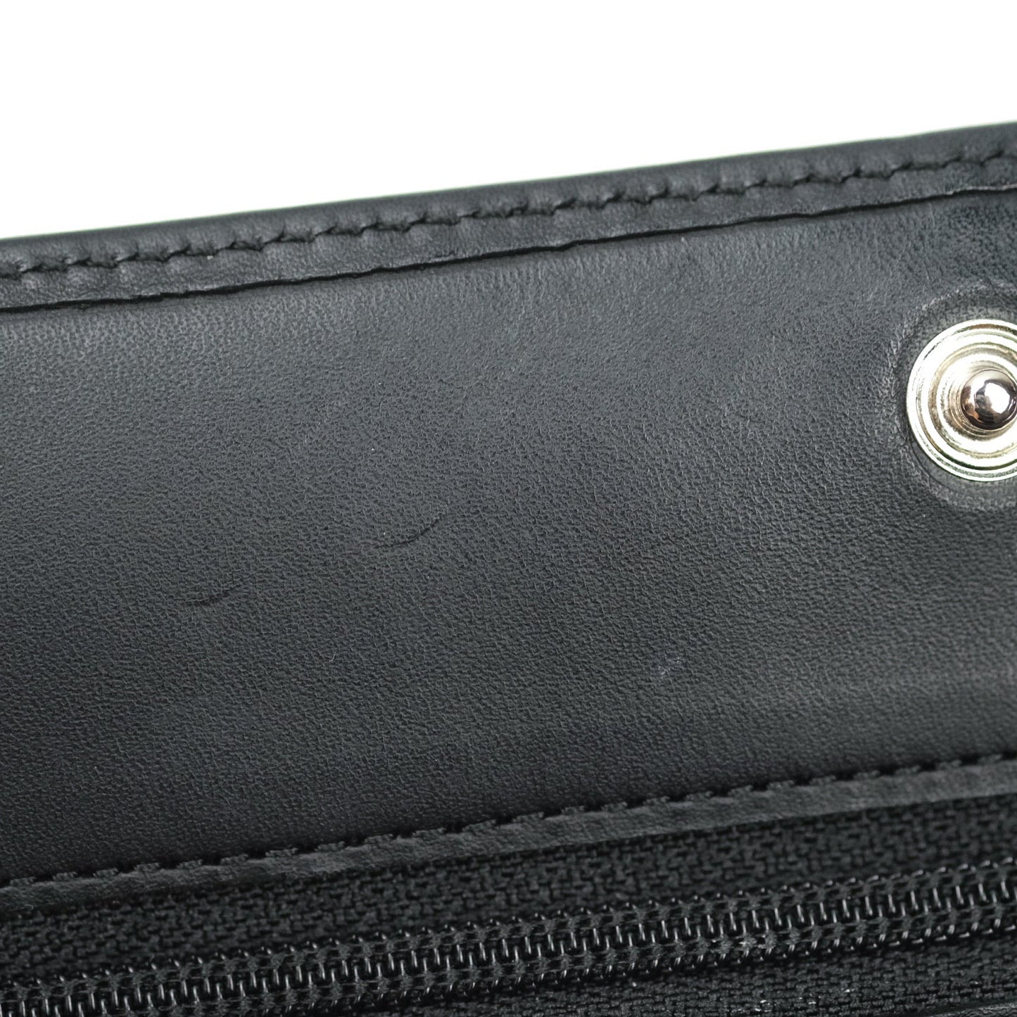 Chanel Quilted Wallet on Chain WOC Cambon Black Calfskin Silver Hardware
