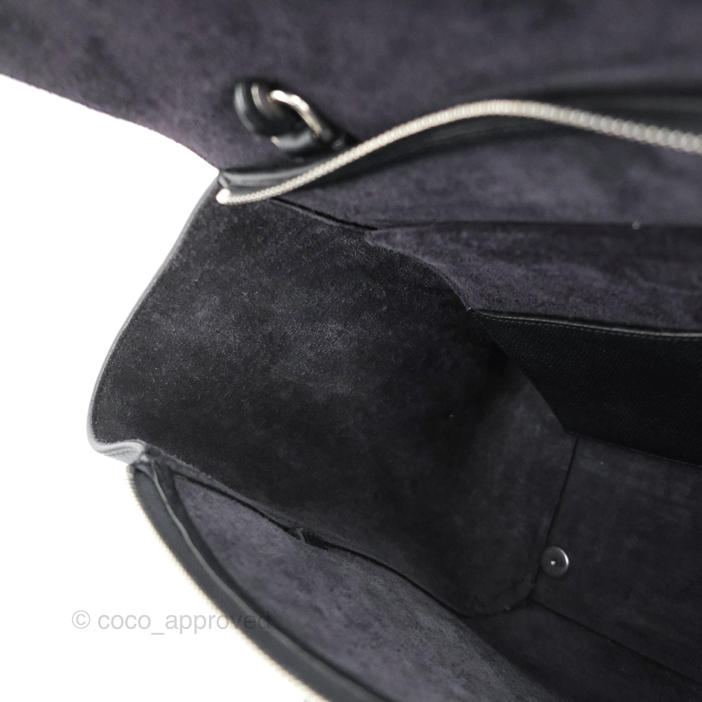 Celine Mini Belt Bag Dark Navy Grained Calfskin Silver Hardware