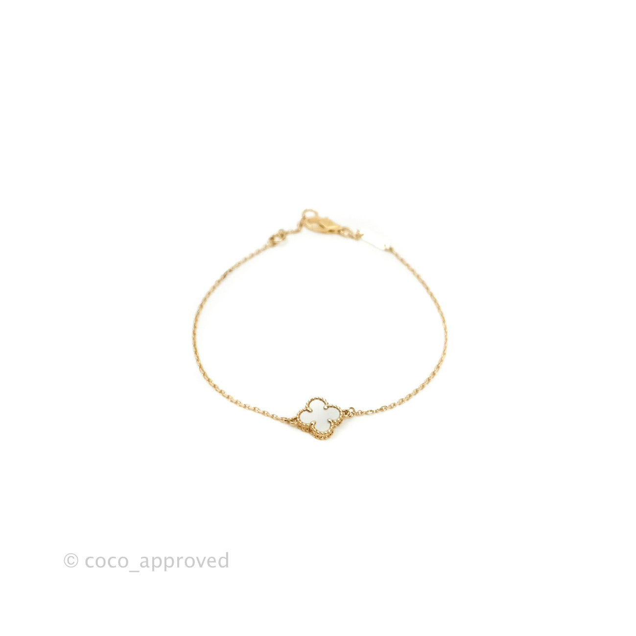 Van Cleef & Arpels Sweet Alhambra Bracelet Yellow Gold & Mother-of-pearl