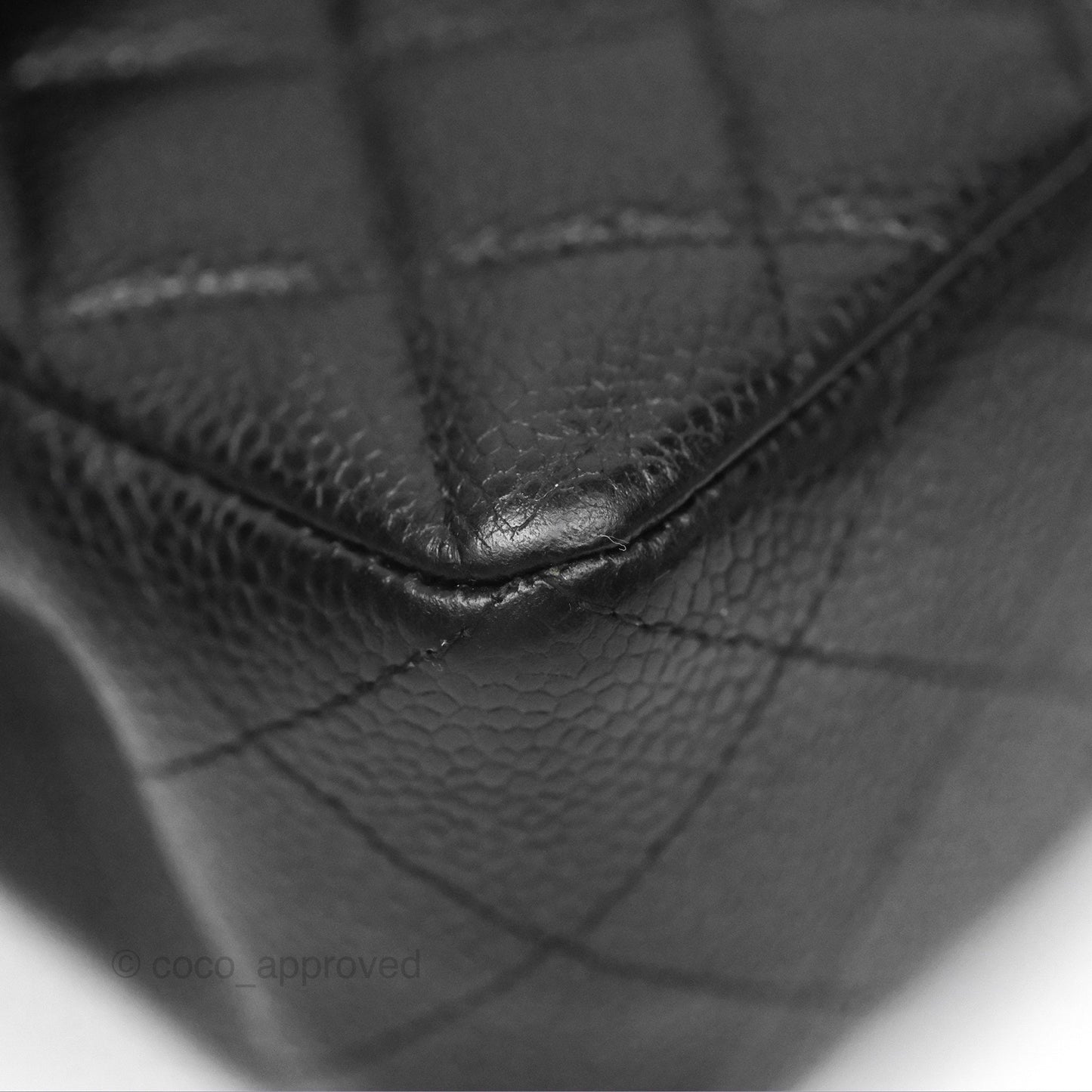 Chanel Small Classic Flap Quilted Black Caviar Silver Hardware