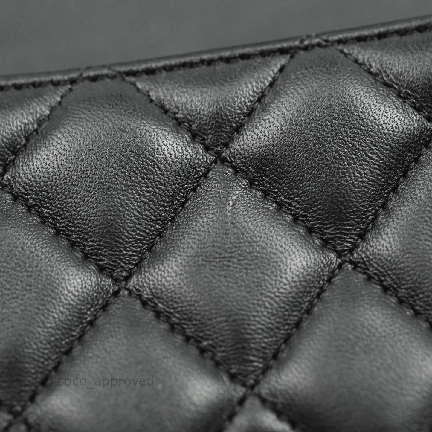 Chanel Quilted Mini Rectangular So Black Lambskin
