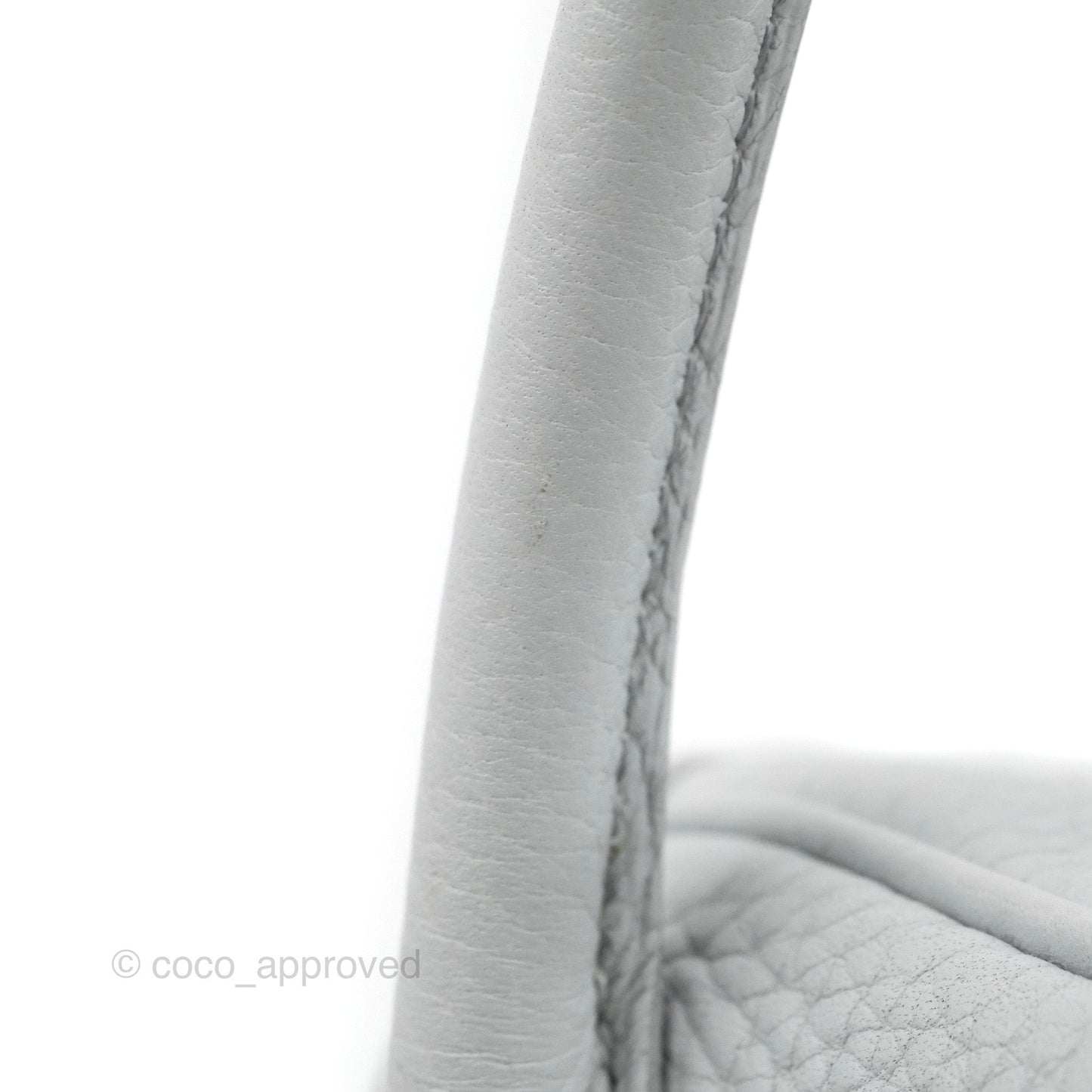 Hermès Lindy 30 Bleu Pale Clemence Palladium Hardware