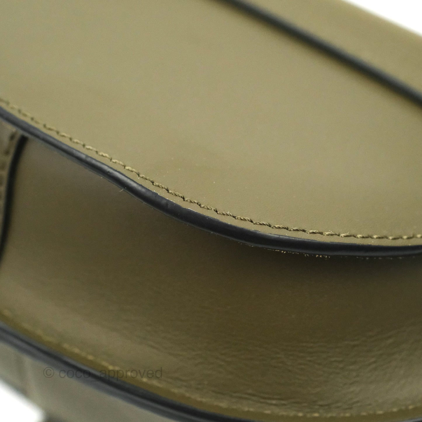 Loewe Mini Gate Bag in Soft Calfskin & Jacquard Strap Autumn Green
