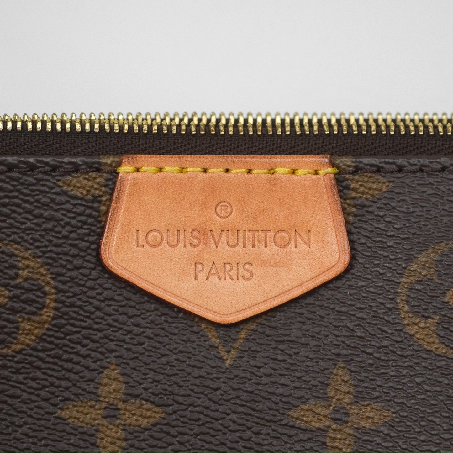Louis Vuitton Multi Pochette Accessories Khaki Monogram Canvas