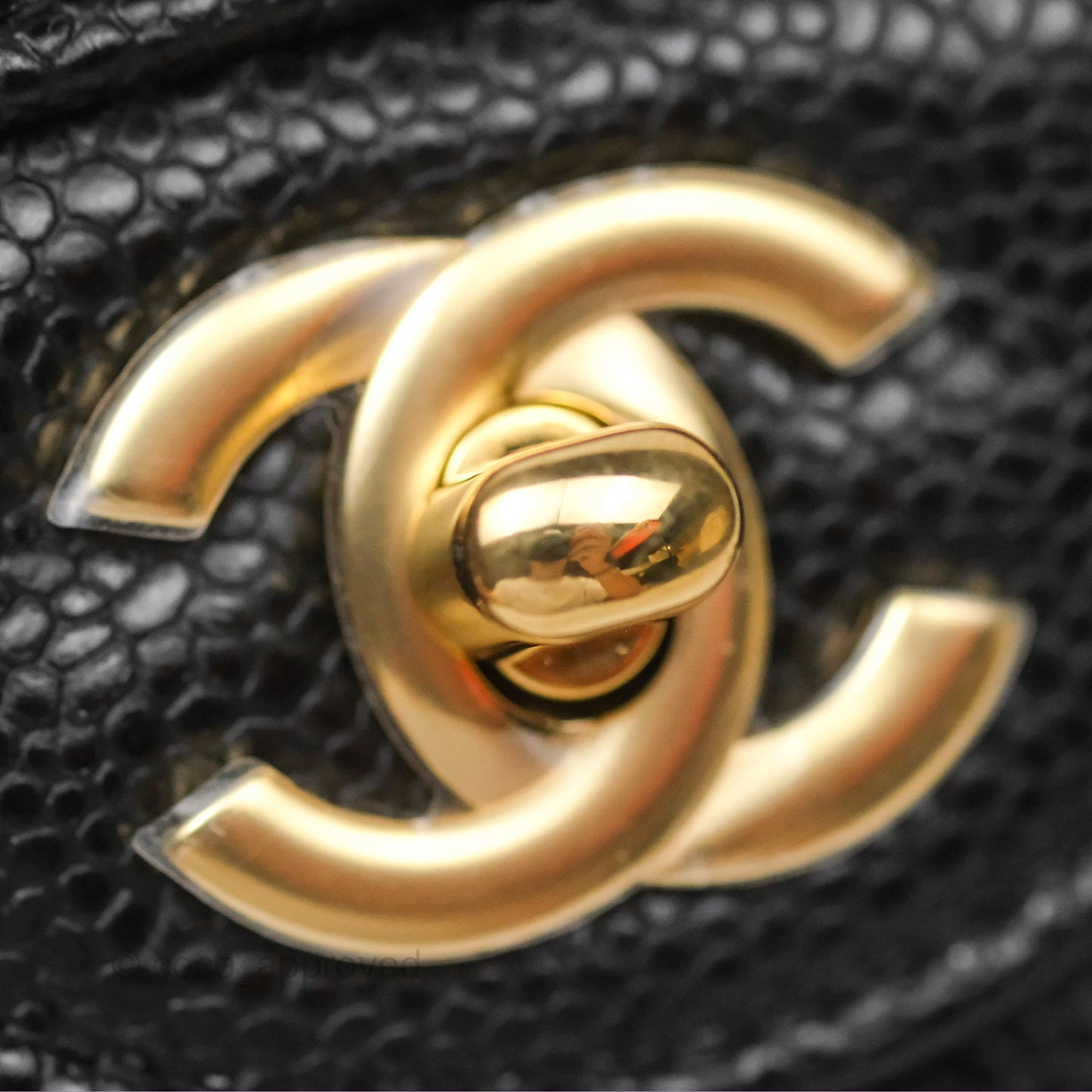 Chanel Small Classic Flap Quilted Black Caviar Gold Hardware