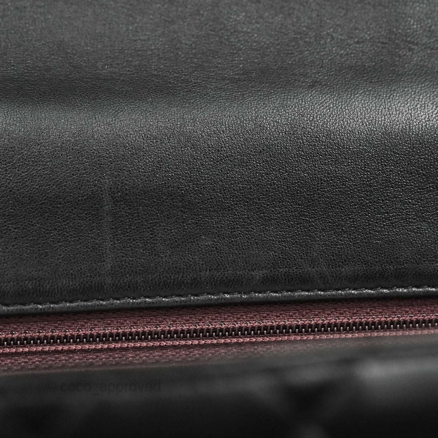 Chanel Quilted Single Flap Maxi Flap Black Lambskin Silver Hardware