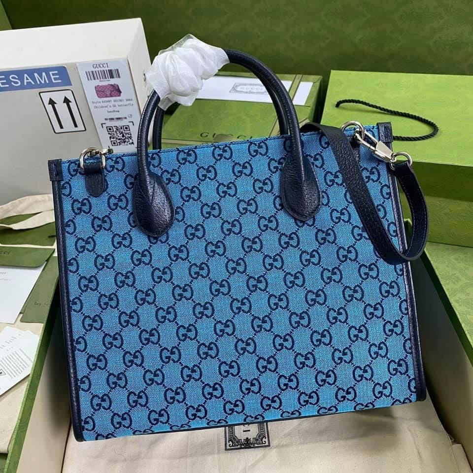 Luxury Gucci GG Multicolor Small Tote Bag