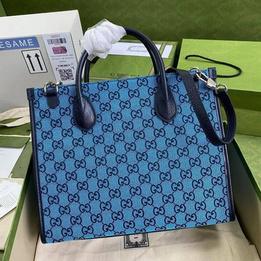 Luxury Gucci GG Multicolor Small Tote Bag