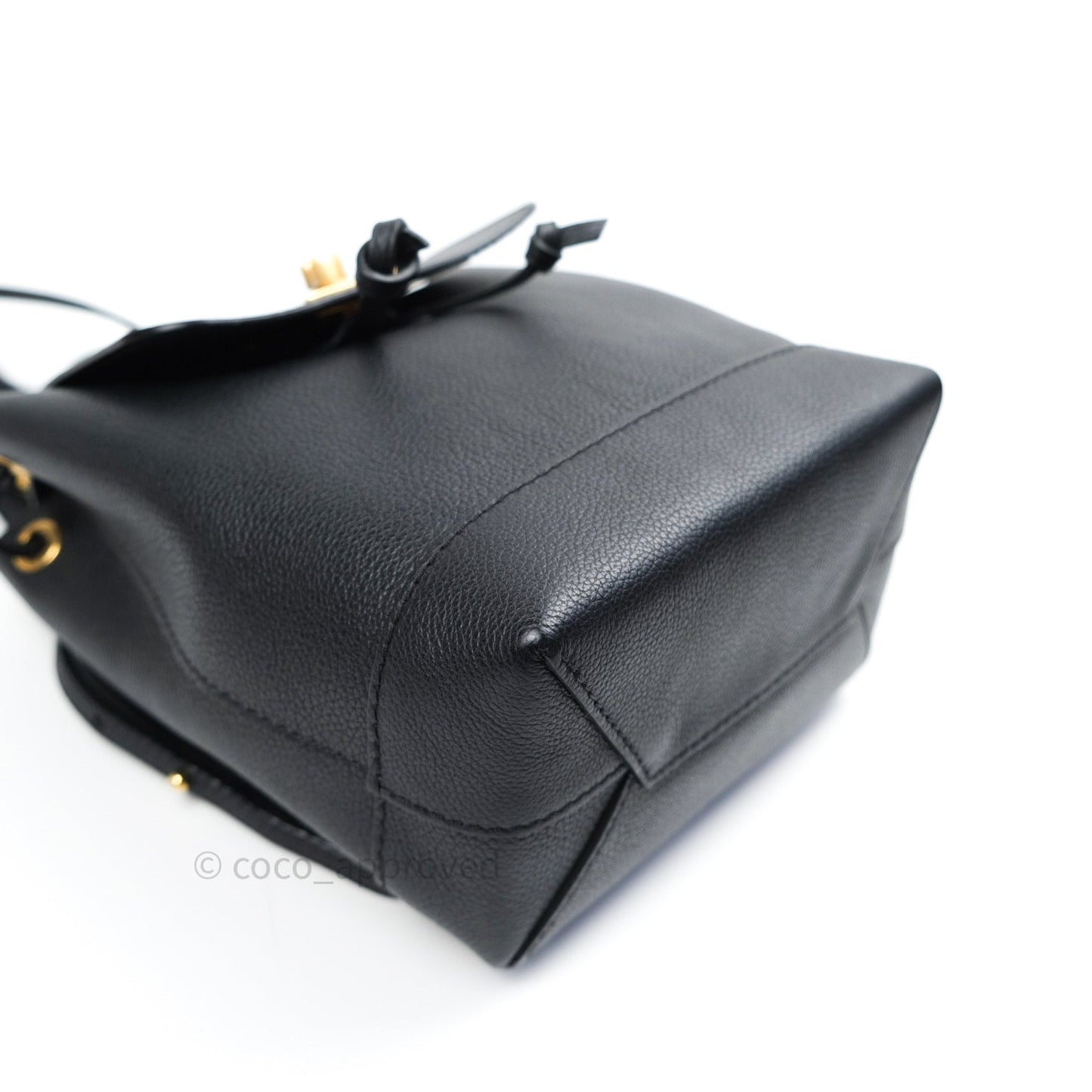Louis Vuitton Lockme Mini Backpack Black Gold Hardware