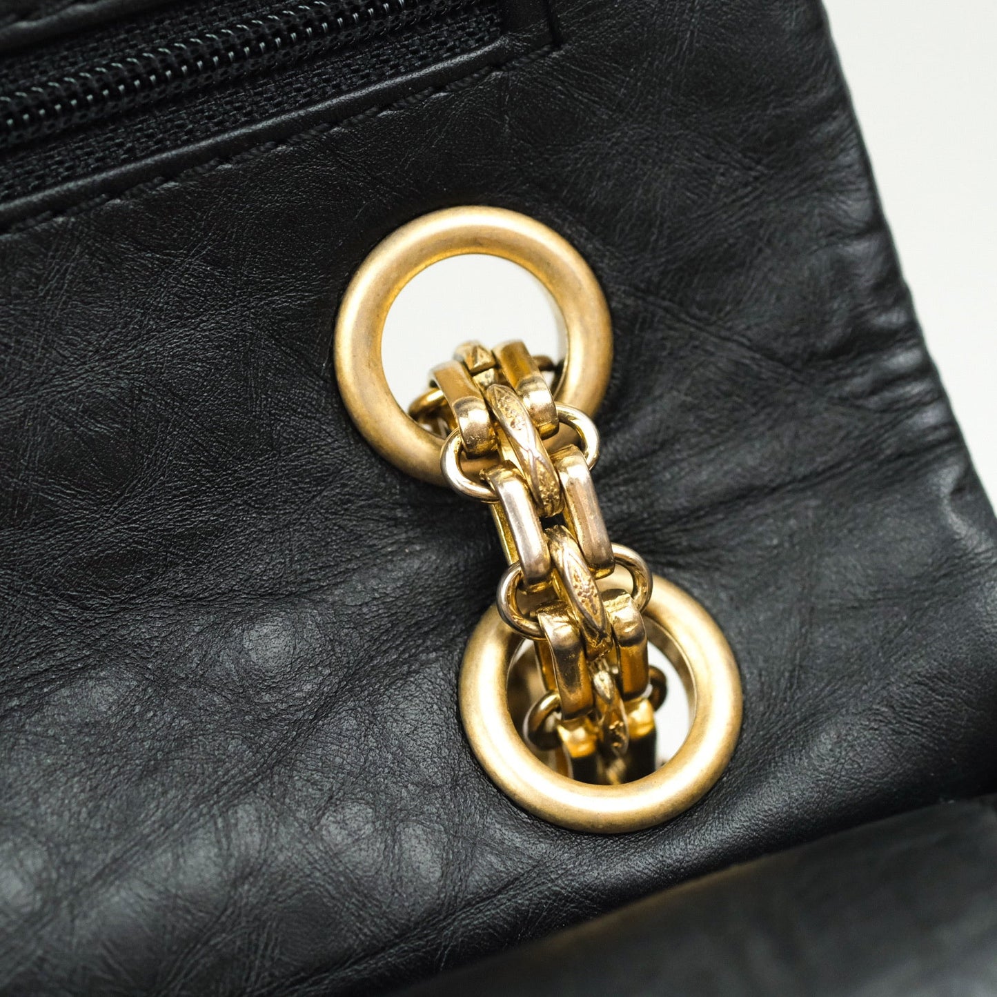 Chanel Reissue Quilted Aged Calfskin Black Gold Hardware 226