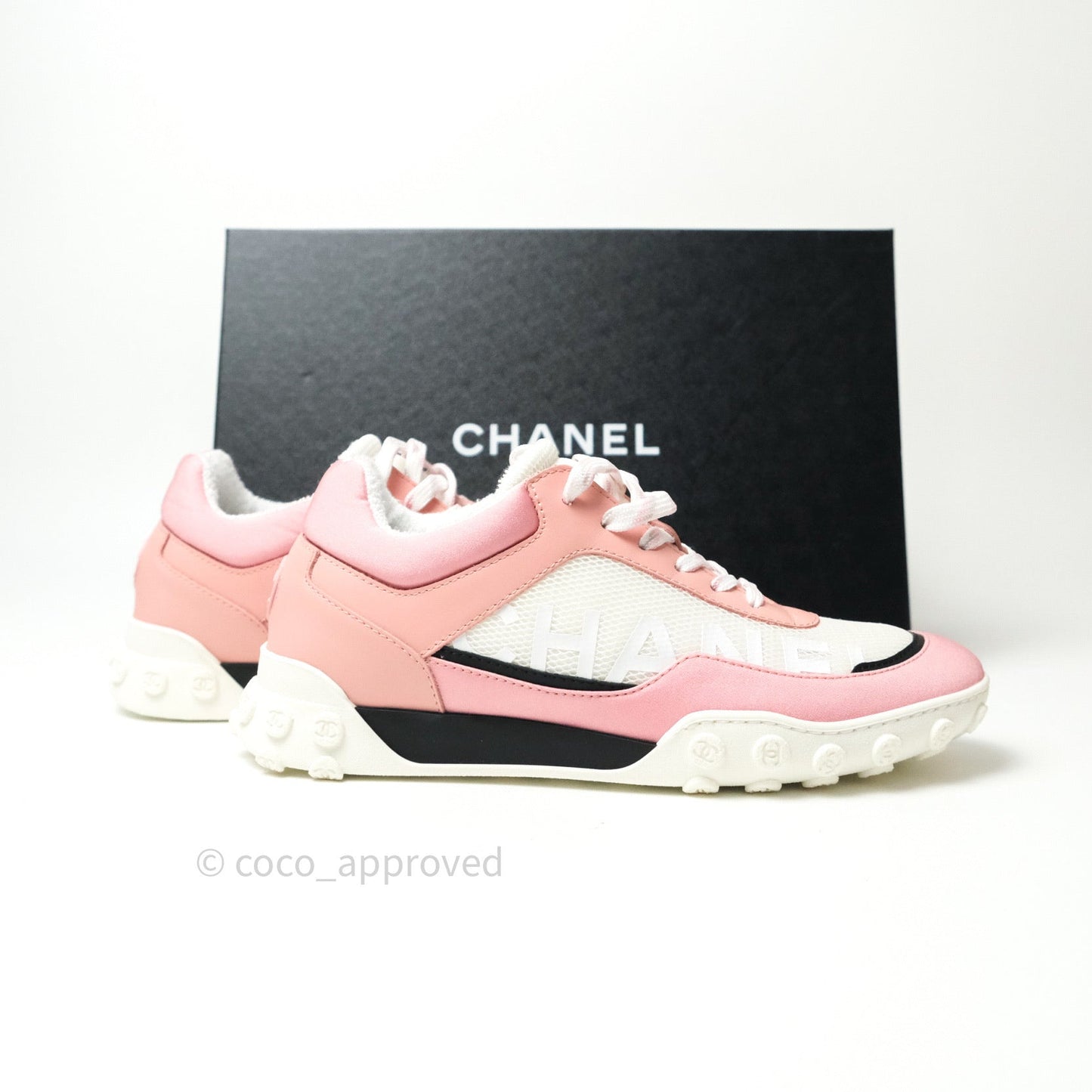 Chanel CC Trainers Pink 38