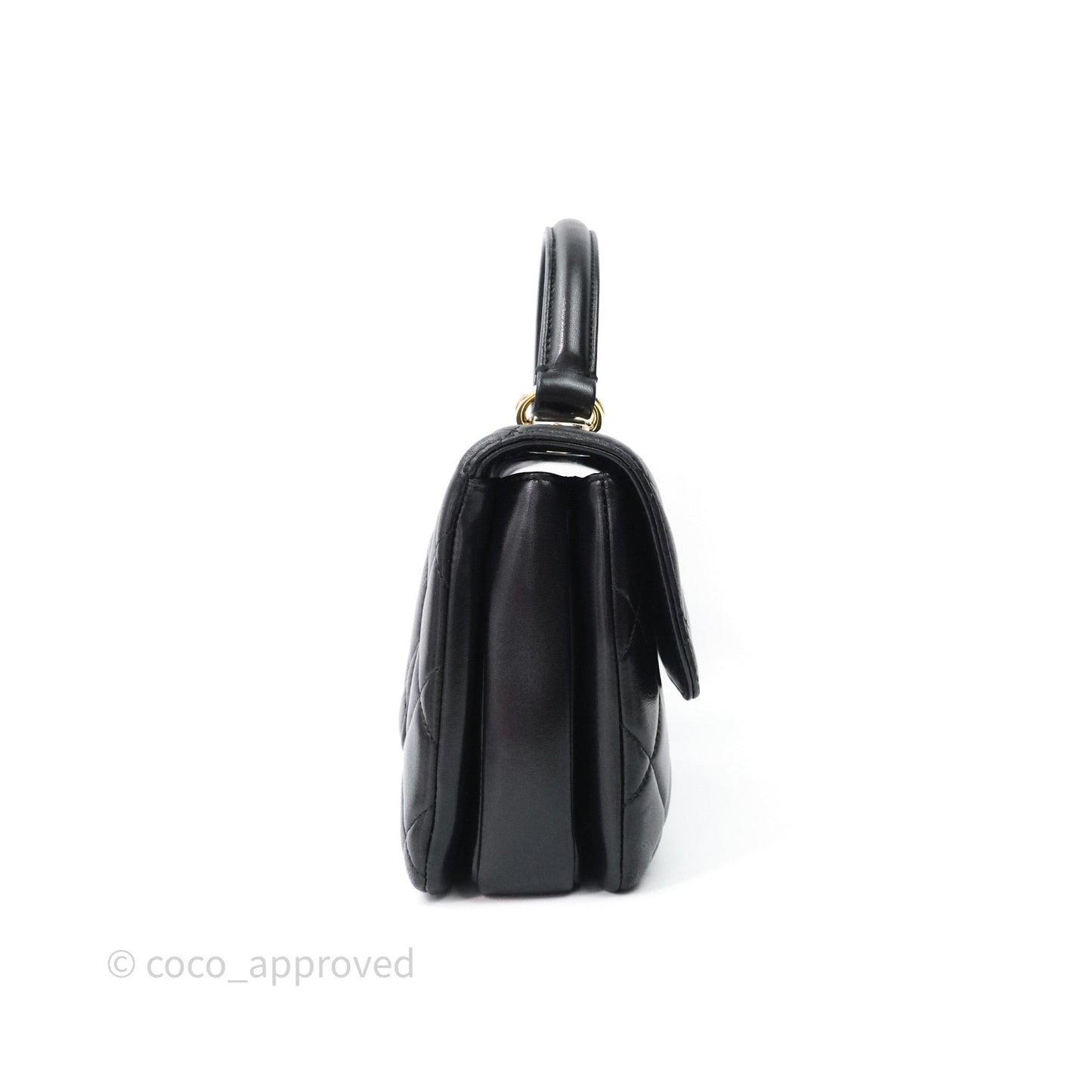Chanel Trendy CC Small Black Lambskin Gold Hardware