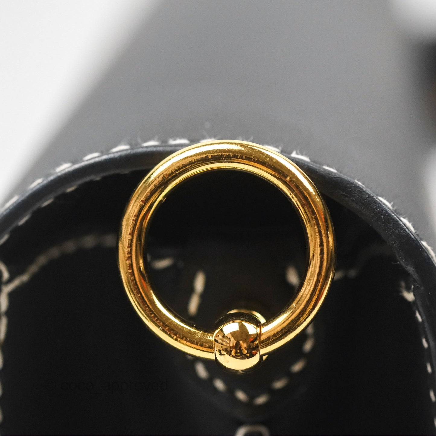 Hermès Roulis 23 Noir 89 Sombrero Gold Hardware