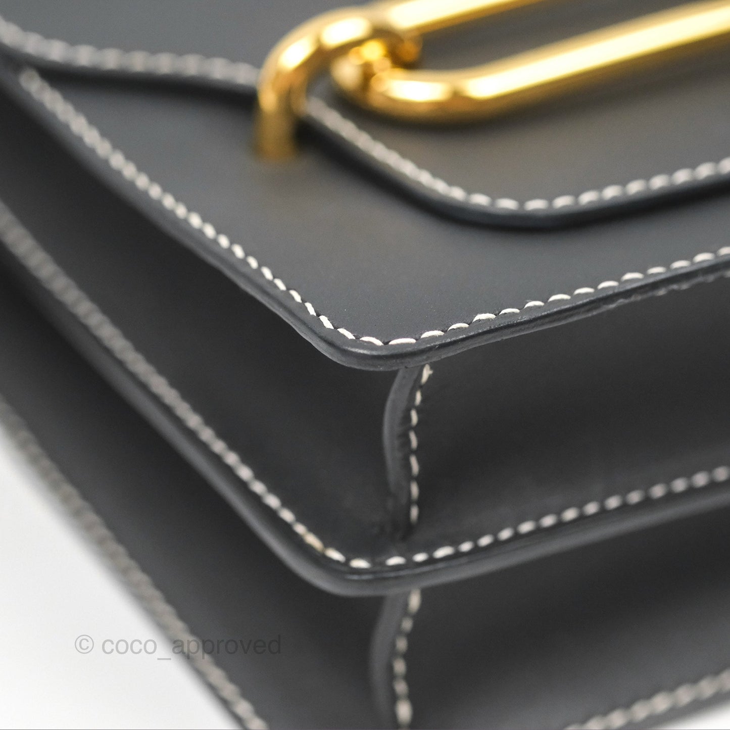 Hermès Roulis 23 Noir 89 Sombrero Gold Hardware