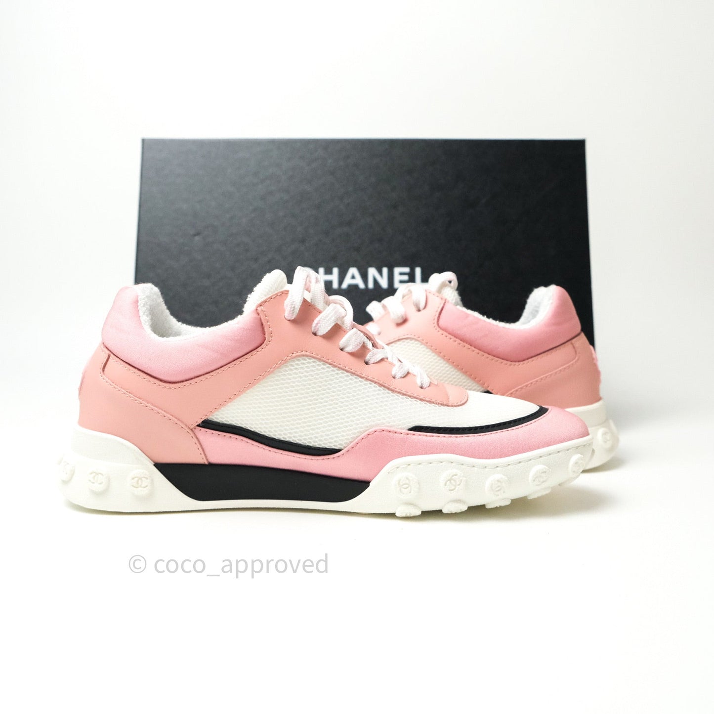 Chanel CC Trainers Pink 38