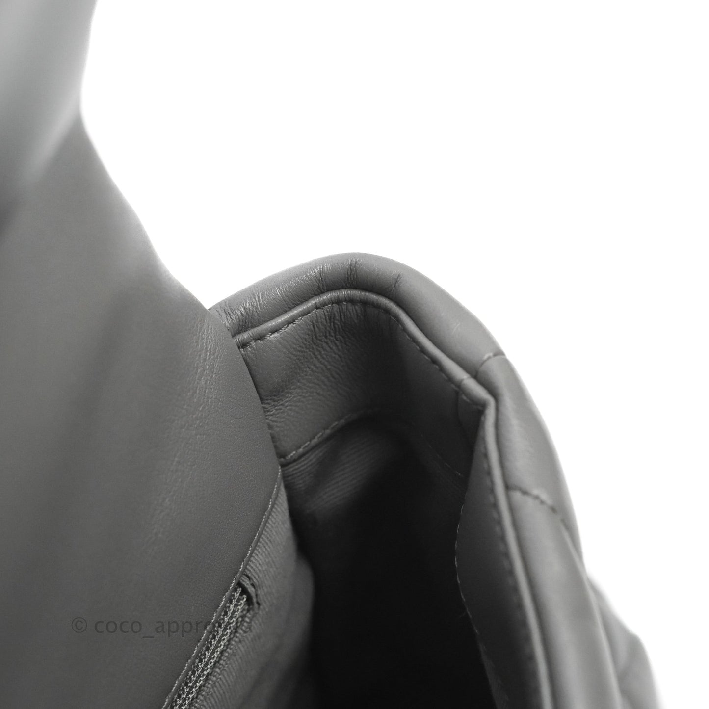 Chanel 19 Small Dark Grey Mixed Hardware