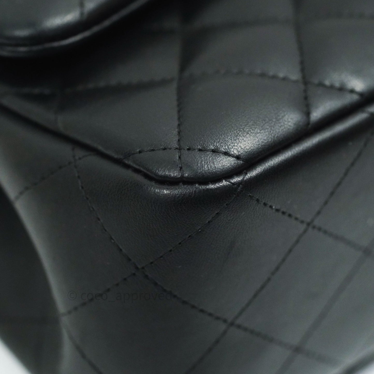 Chanel Jumbo Double Flap Black Lambskin Silver Hardware⁣⁣