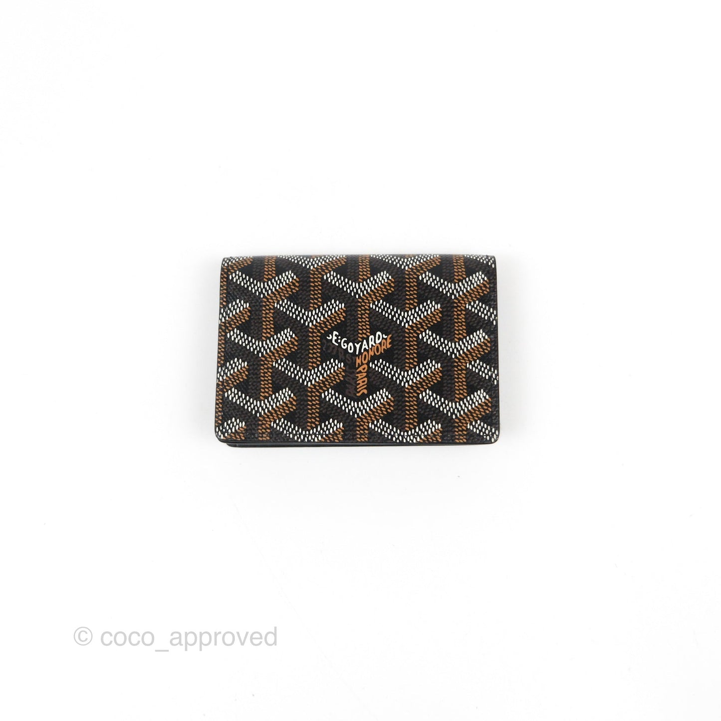 Goyard Malesherbes Card Wallet Goyardine Black