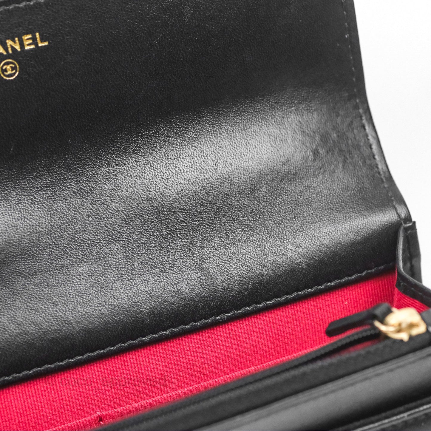 Chanel 19 Wallet on Chain WOC Black Mixed Hardware