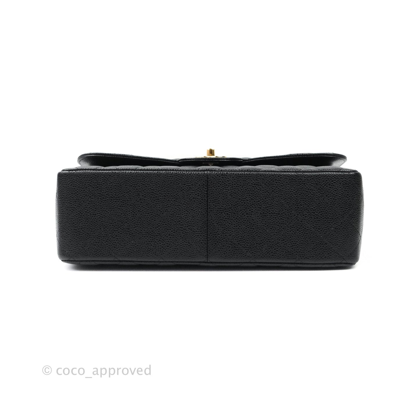 Chanel Jumbo Double Flap Black Caviar Gold Hardware⁣⁣