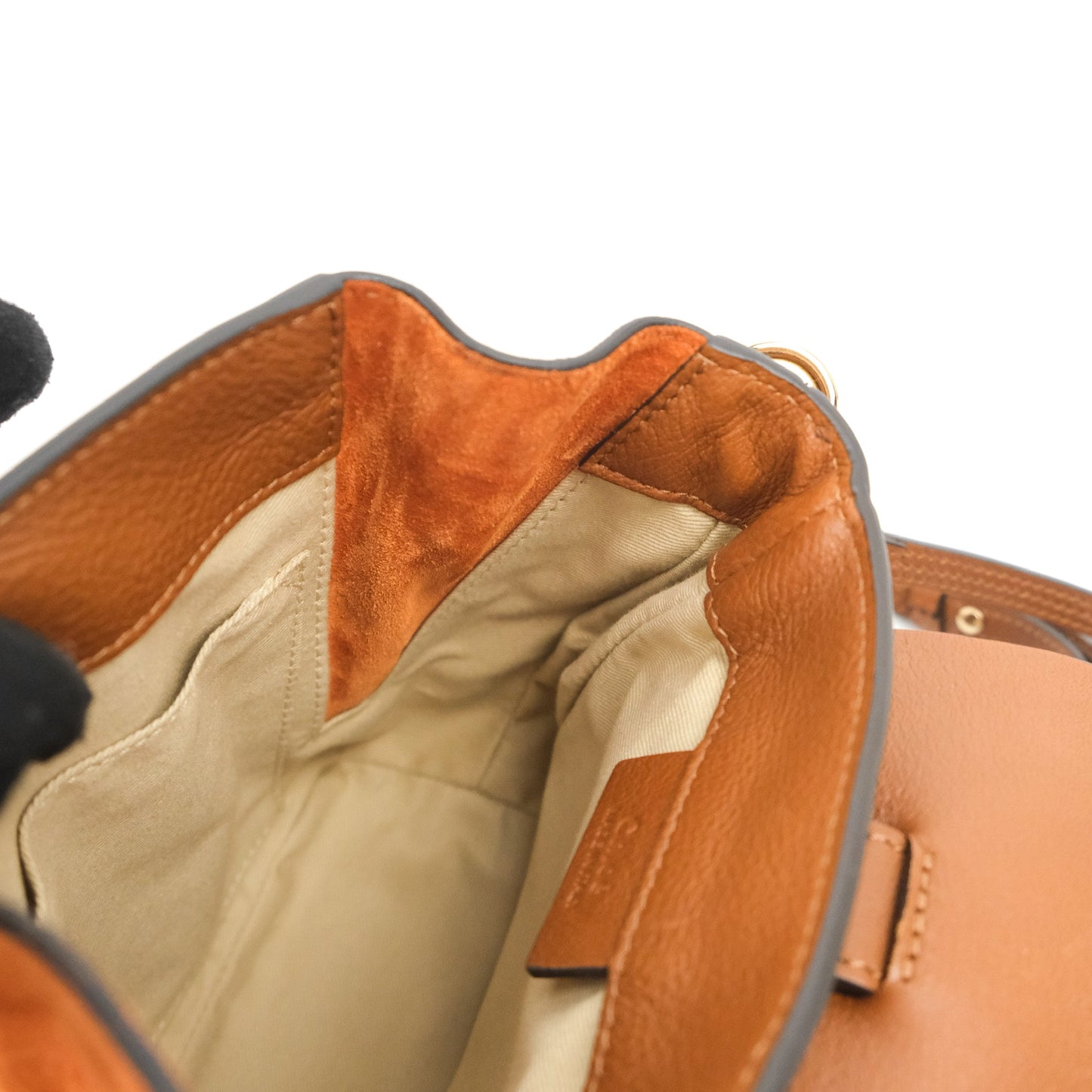 Chloé Mini Faye Backpack Brown